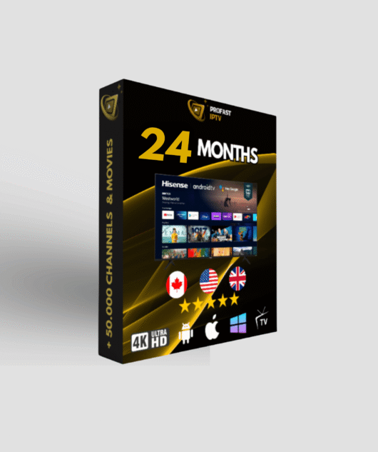 24 Months IPTV + 2 month free – Profastiptv – 1 connections .